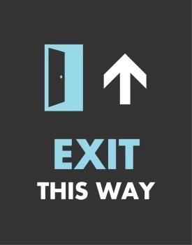 Exit Door Ahead