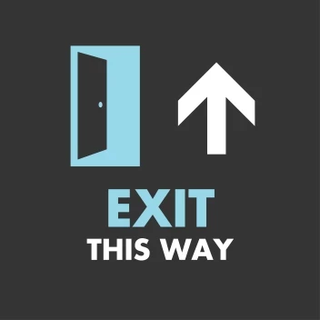 Exit Door Ahead