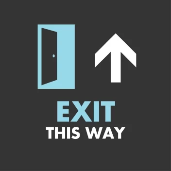 Exit Door Ahead