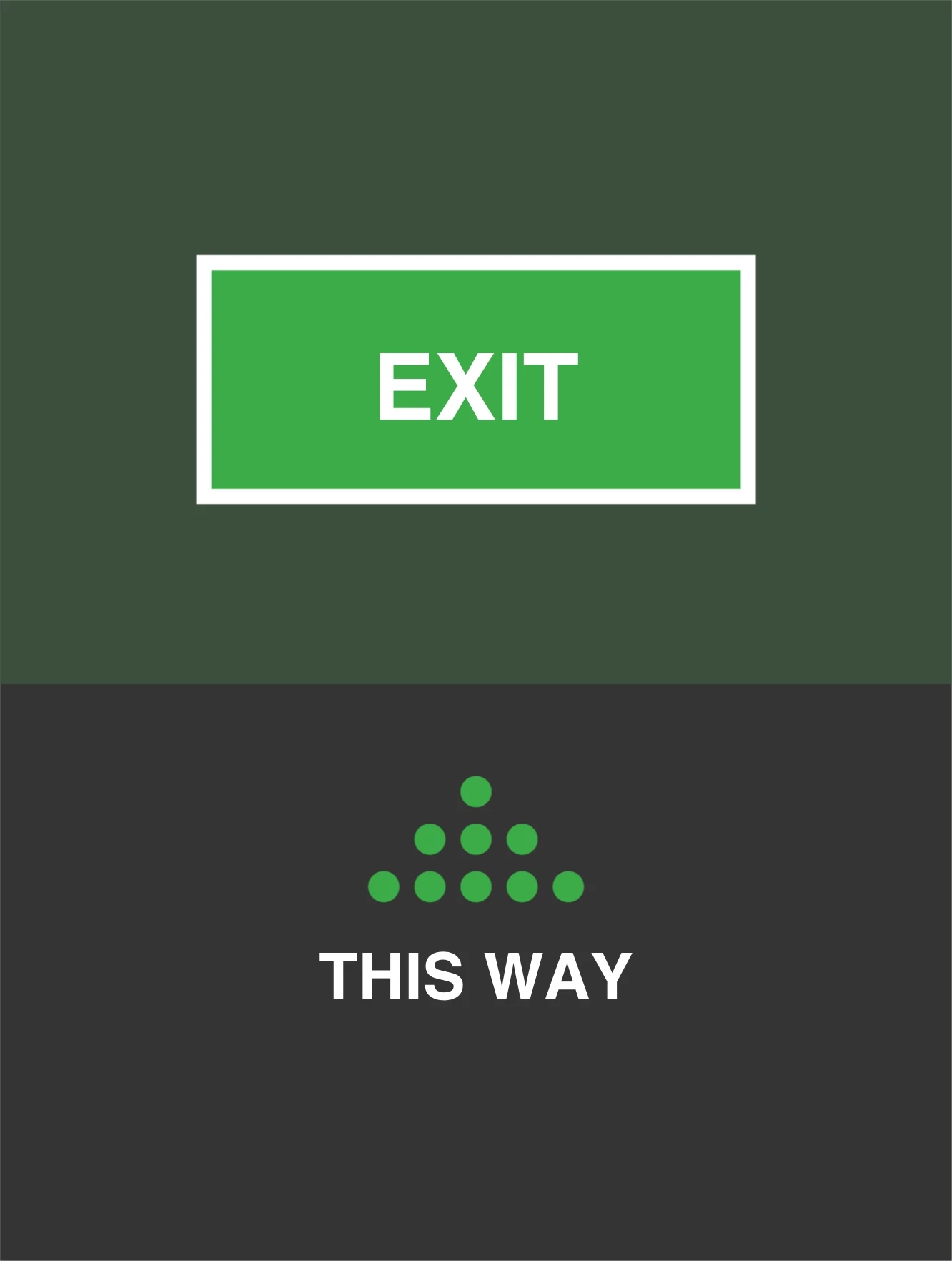Exit Sign Ahead