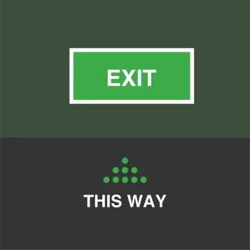 Exit Sign Ahead