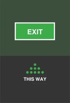 Exit Sign Ahead