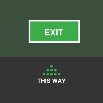Exit Sign Ahead