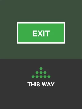 Exit Sign Ahead
