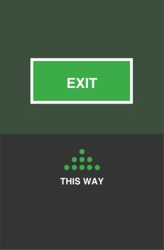 Exit Sign Ahead