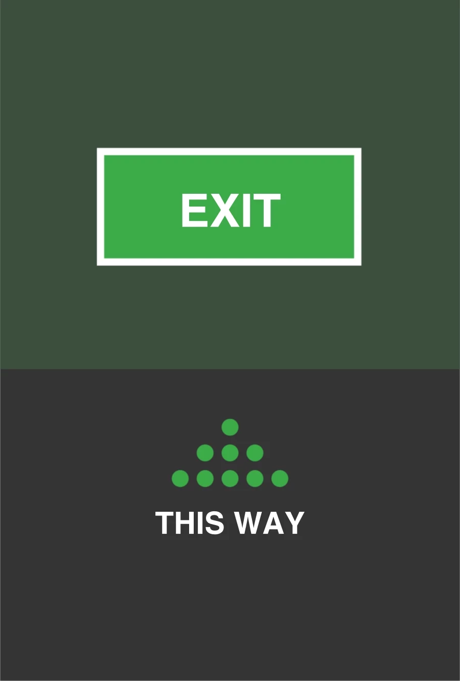 Exit Sign Ahead