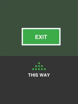 Exit Sign Ahead
