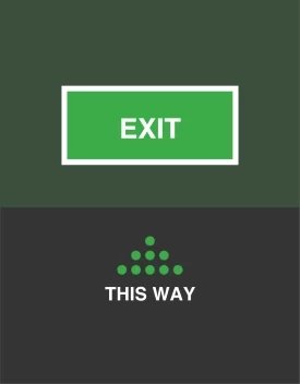 Exit Sign Ahead