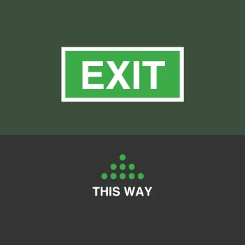 Exit Sign Ahead
