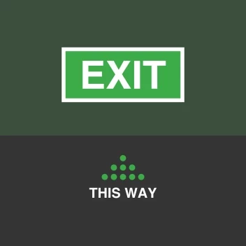 Exit Sign Ahead
