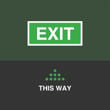 Exit Sign Ahead