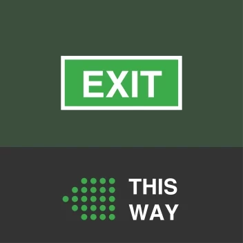 Exit Sign Left