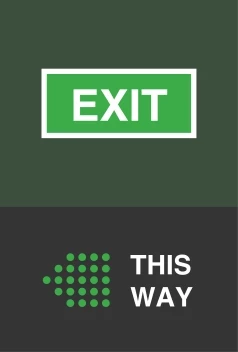 Exit Sign Left
