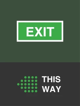 Exit Sign Left