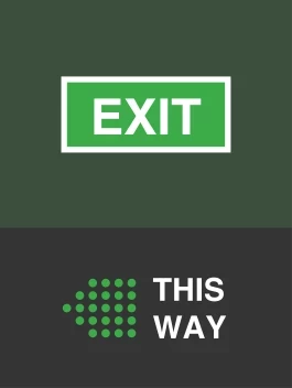 Exit Sign Left