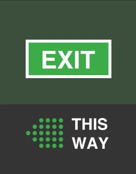 Exit Sign Left