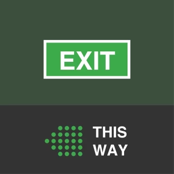 Exit Sign Left