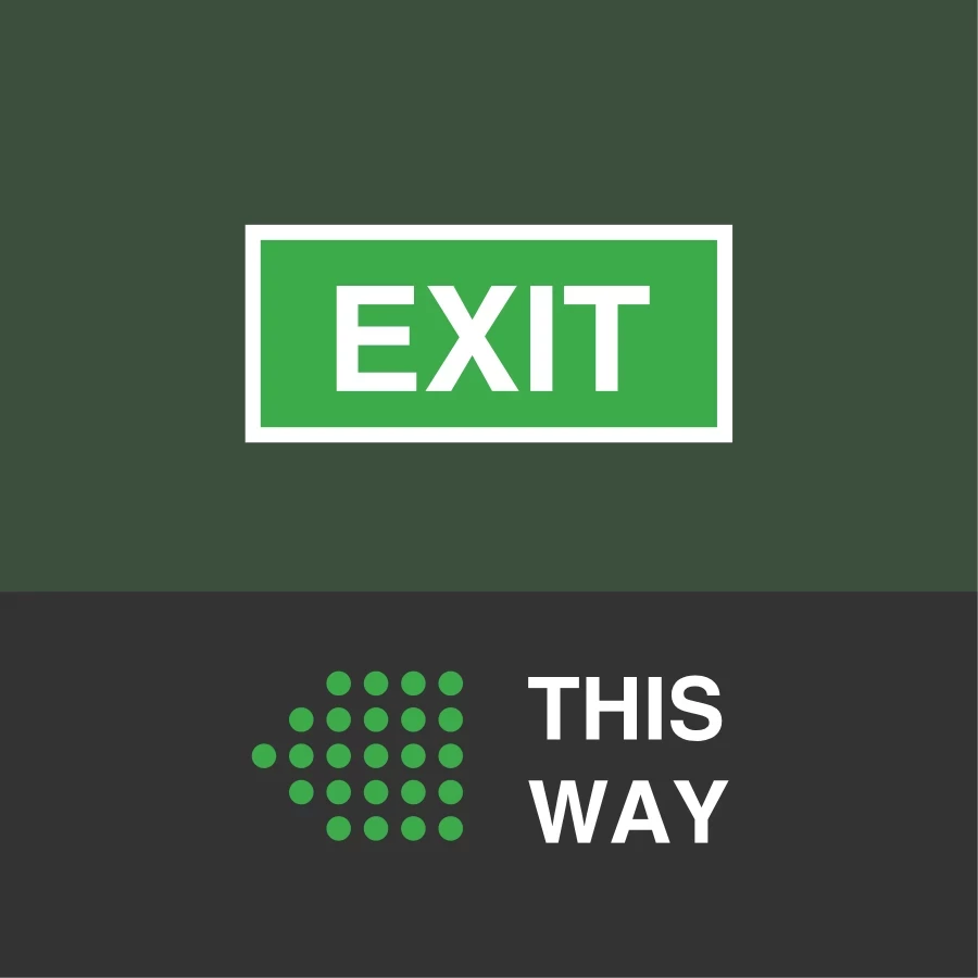 Exit Sign Left