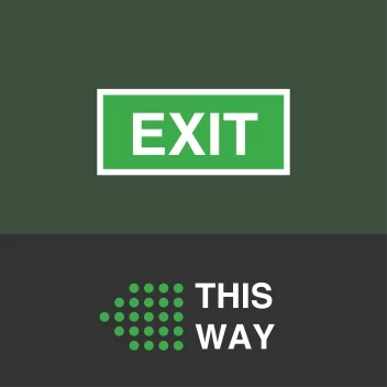 Exit Sign Left