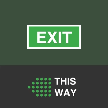Exit Sign Left
