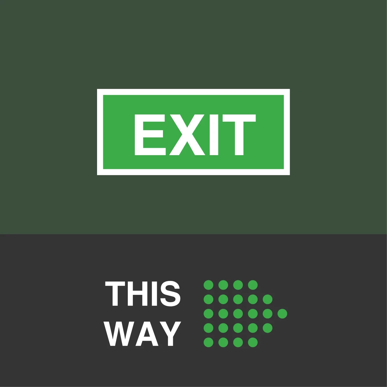 Exit Sign Right