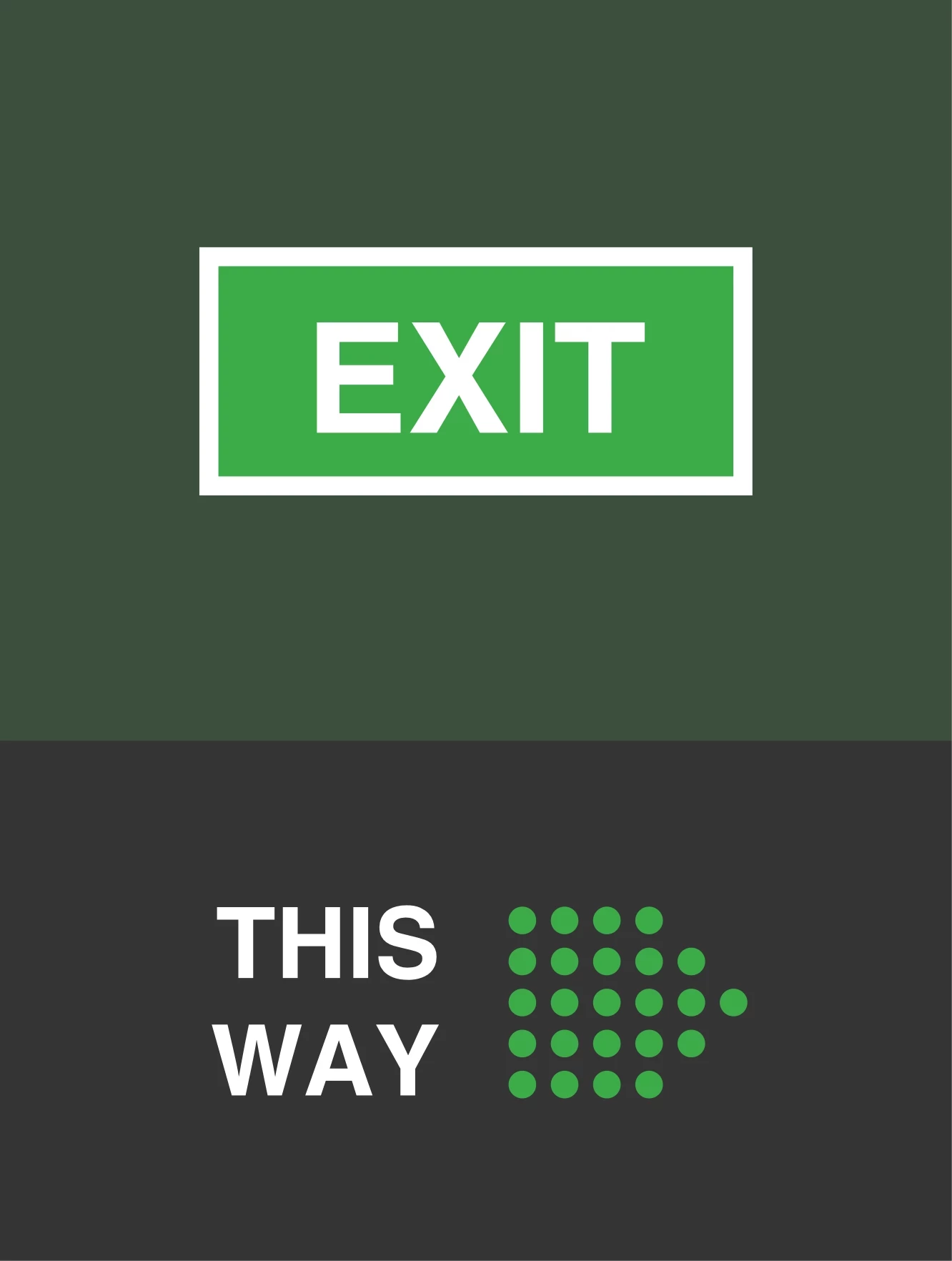 Exit Sign Right