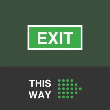 Exit Sign Right