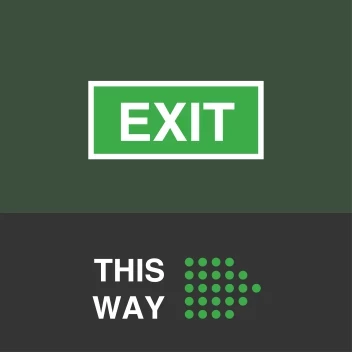 Exit Sign Right