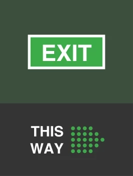 Exit Sign Right