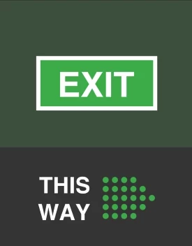 Exit Sign Right