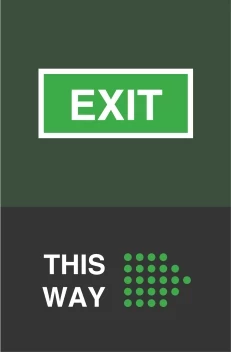 Exit Sign Right