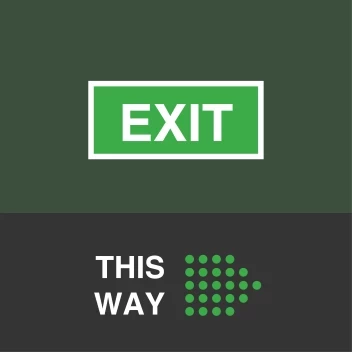 Exit Sign Right