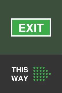 Exit Sign Right