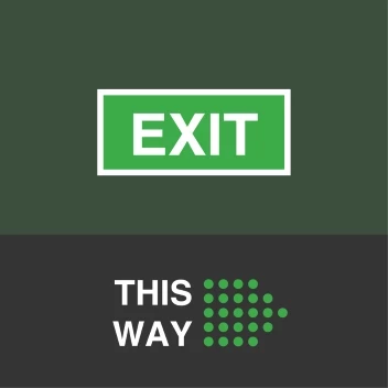 Exit Sign Right