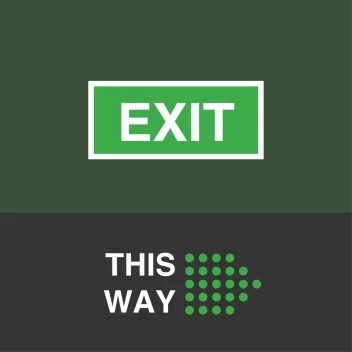 Exit Sign Right