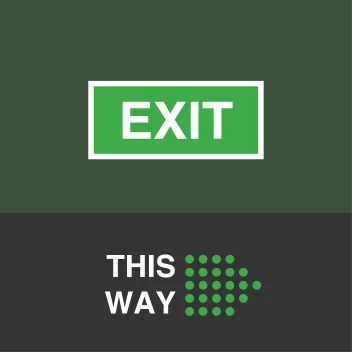 Exit Sign Right