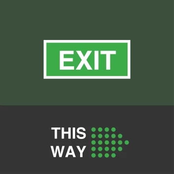 Exit Sign Right