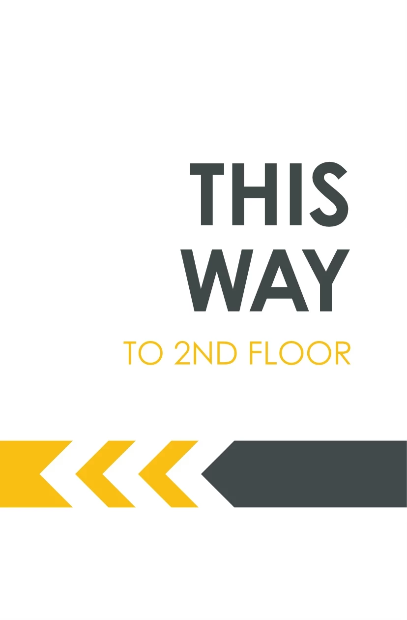This Way Line Left
