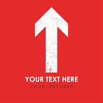 Your Text Arrow Ahead