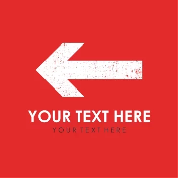 Your Text Arrow Left