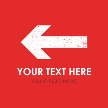 Your Text Arrow Left