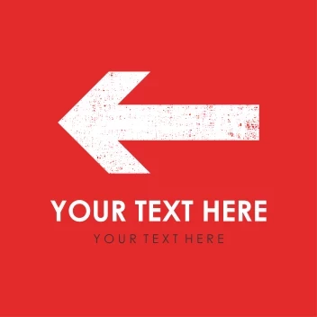 Your Text Arrow Left