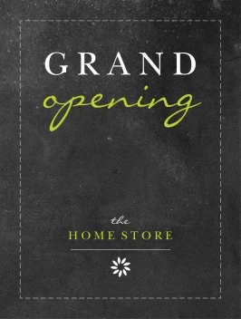 Grand Opening Chalkboard