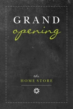 Grand Opening Chalkboard