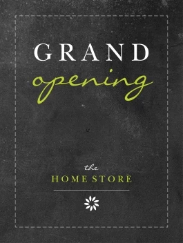 Grand Opening Chalkboard