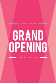 Grand Opening Transparent