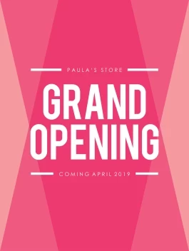 Grand Opening Transparent