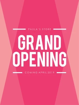 Grand Opening Transparent