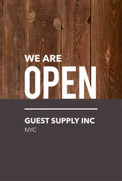 We Are Open Wood
