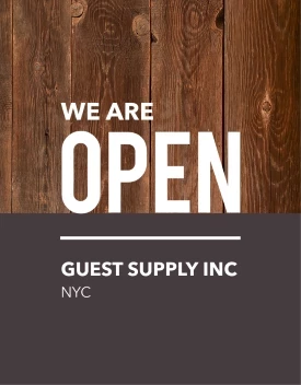 We Are Open Wood